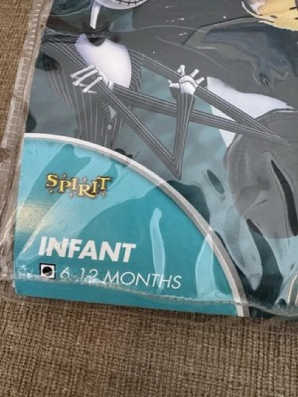 Spirit Halloween Sally Infant Costume Complete Outfit Girls 6-12 Months